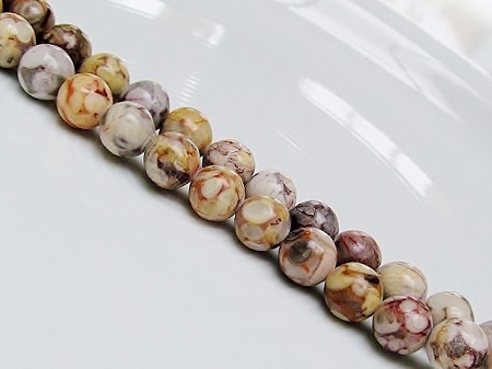 8x8 mm, ocean jasper, gemstone beads